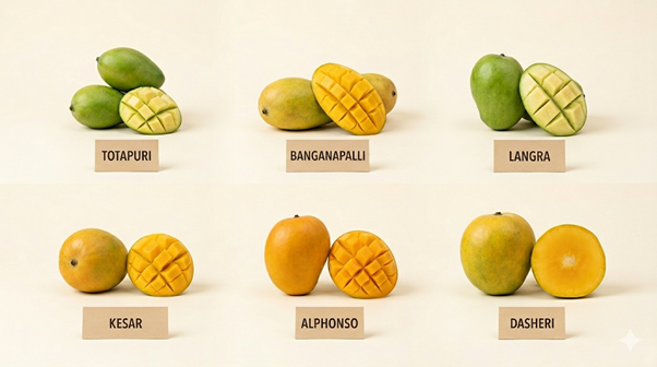 Types of Mangoes