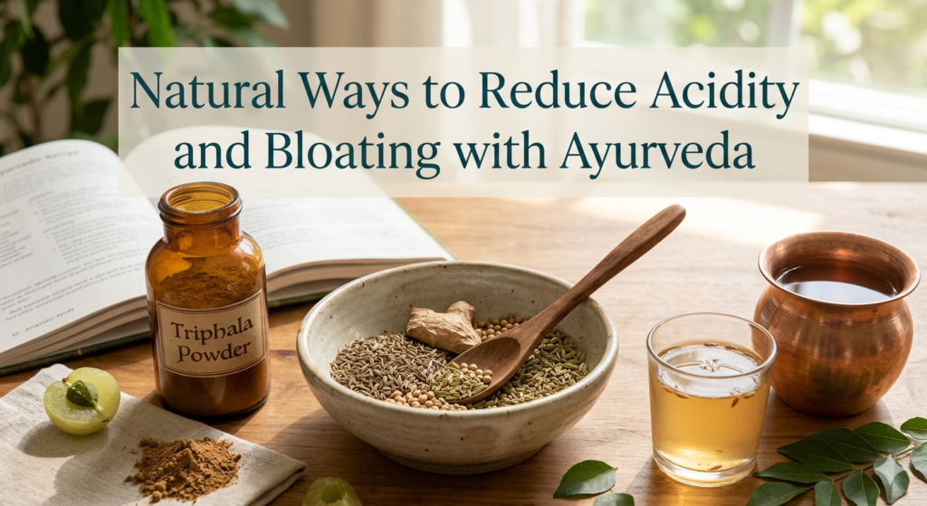 Natural Ways to Reduce Acidity and Bloating with Ayurveda